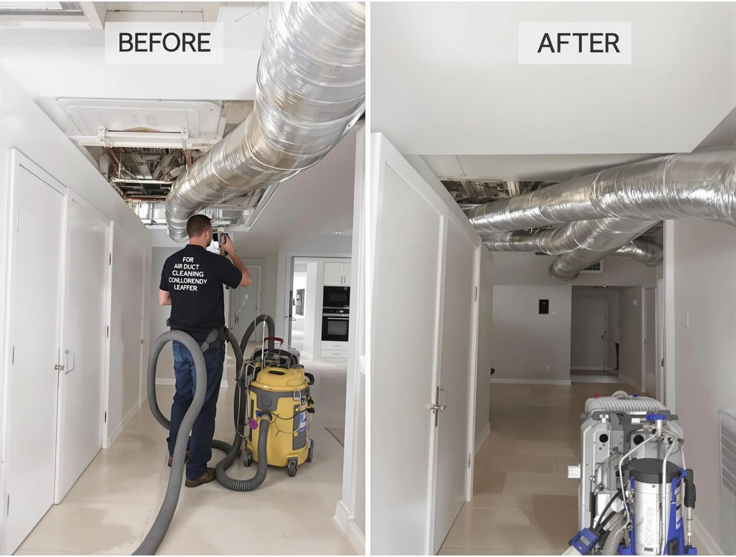 Oklahoma City Air Duct Cleaning professional performing thorough air duct cleaning in Oklahoma City