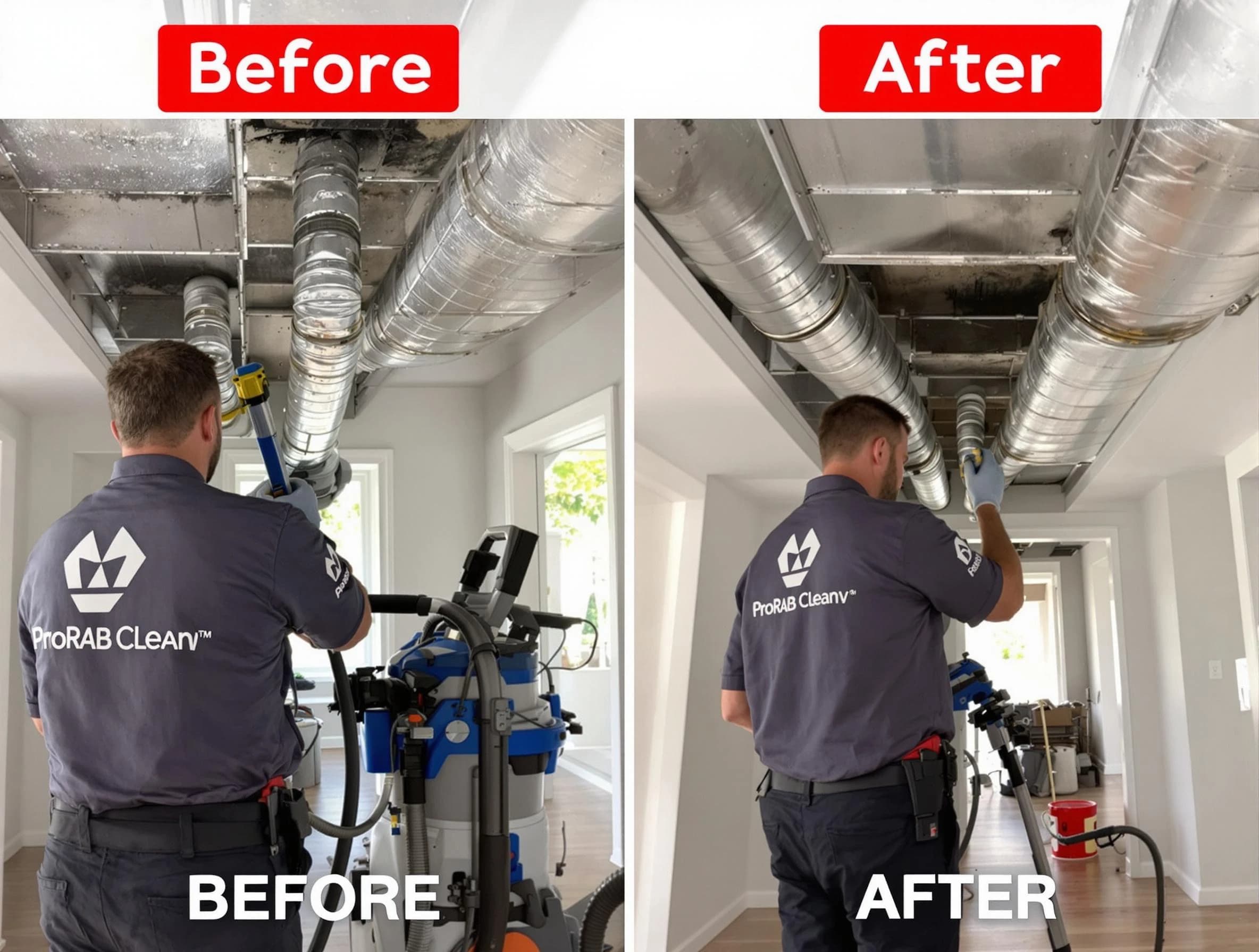 Oklahoma City Air Duct Cleaning expert performing thorough residential duct cleaning in a Oklahoma City home