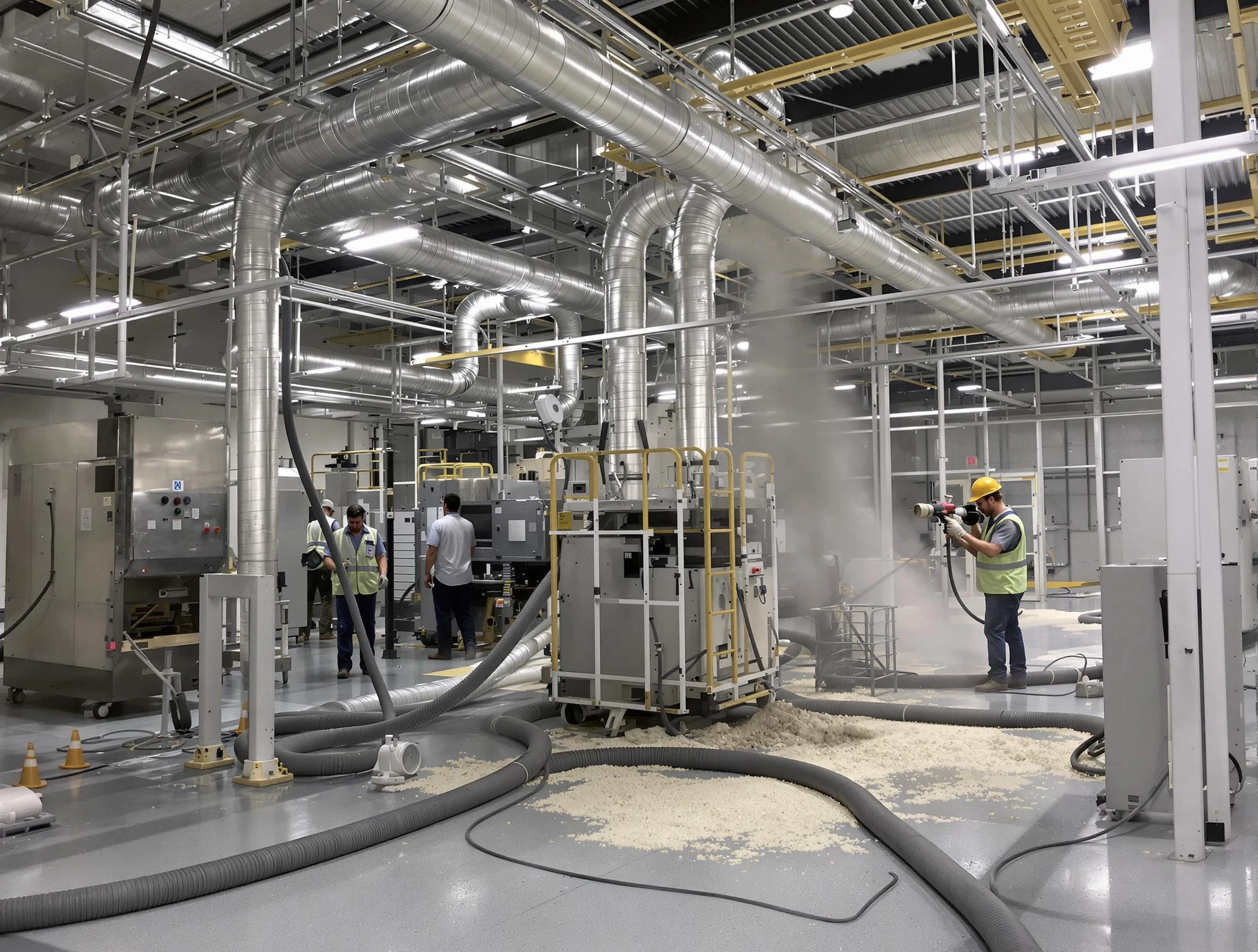 Heavy-duty industrial duct cleaning by Oklahoma City Air Duct Cleaning in Oklahoma City